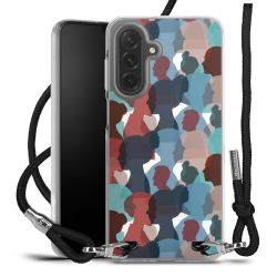 New Carry Case Transparent Stoff schwarz/silber