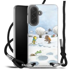 New Carry Case Transparent Stoff schwarz/silber