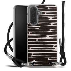 New Carry Case Transparent Stoff schwarz/silber