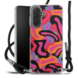 New Carry Case Transparent Stoff schwarz/silber