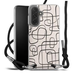 New Carry Case Transparent Stoff schwarz/silber