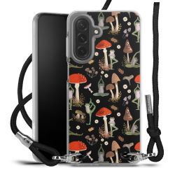 New Carry Case Transparent Stoff schwarz/silber