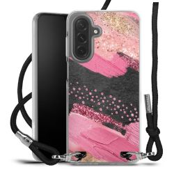 New Carry Case Transparent Stoff schwarz/silber