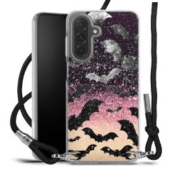 New Carry Case Transparent Stoff schwarz/silber