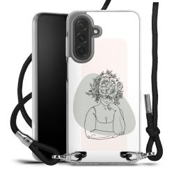 New Carry Case Transparent Stoff schwarz/silber