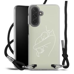 New Carry Case Transparent Stoff schwarz/silber