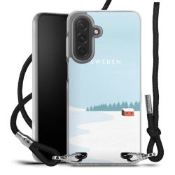 New Carry Case Transparent Stoff schwarz/silber