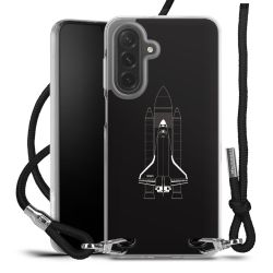 New Carry Case Transparent Stoff schwarz/silber