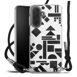 New Carry Case Transparent Stoff schwarz/silber