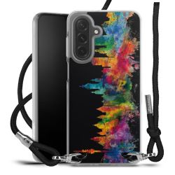 New Carry Case Transparent Stoff schwarz/silber