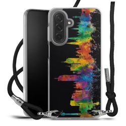 New Carry Case Transparent Stoff schwarz/silber