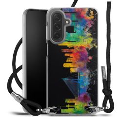 New Carry Case Transparent Stoff schwarz/silber