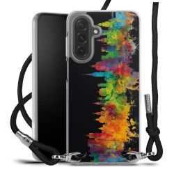 New Carry Case Transparent Stoff schwarz/silber