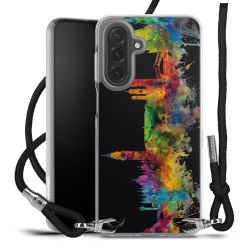 New Carry Case Transparent Stoff schwarz/silber