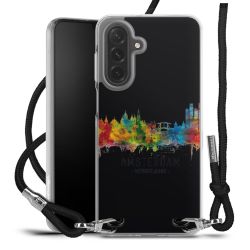 New Carry Case Transparent Stoff schwarz/silber