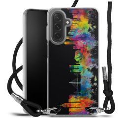 New Carry Case Transparent Stoff schwarz/silber