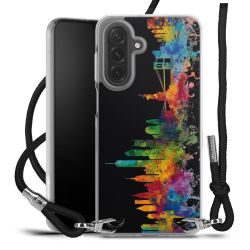 New Carry Case Transparent Stoff schwarz/silber