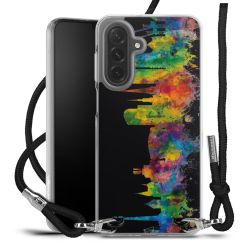 New Carry Case Transparent Stoff schwarz/silber