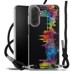 New Carry Case Transparent Stoff schwarz/silber