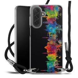 New Carry Case Transparent Stoff schwarz/silber