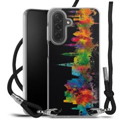 New Carry Case Transparent Stoff schwarz/silber