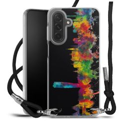 New Carry Case Transparent Stoff schwarz/silber