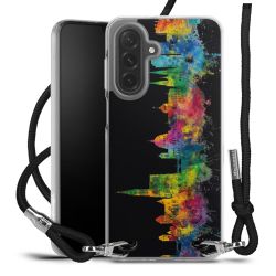 New Carry Case Transparent Stoff schwarz/silber