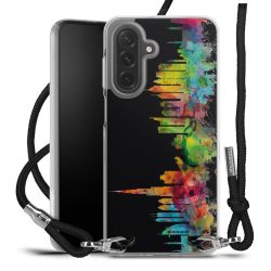 New Carry Case Transparent Stoff schwarz/silber