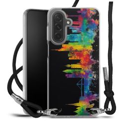 New Carry Case Transparent Stoff schwarz/silber