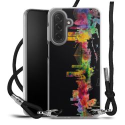 New Carry Case Transparent Stoff schwarz/silber