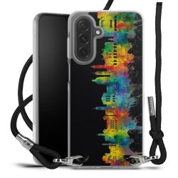 New Carry Case Transparent Stoff schwarz/silber