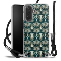 New Carry Case Transparent Stoff schwarz/silber