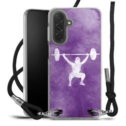 New Carry Case Transparent Stoff schwarz/silber