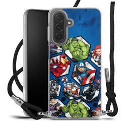 New Carry Case Transparent Stoff schwarz/silber