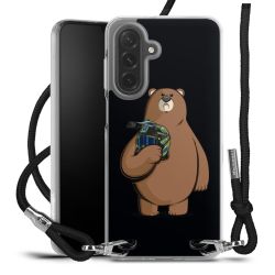 Carry Case Stoff schwarz/silber