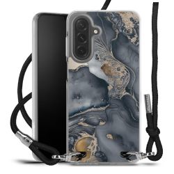 New Carry Case Transparent Stoff schwarz/silber