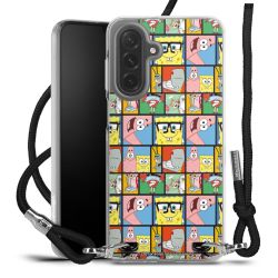 New Carry Case Transparent Stoff schwarz/silber