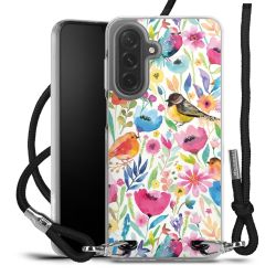 New Carry Case Transparent Stoff schwarz/silber