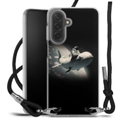 New Carry Case Transparent Stoff schwarz/silber