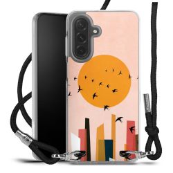 New Carry Case Transparent Stoff schwarz/silber