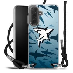 New Carry Case Transparent Stoff schwarz/silber