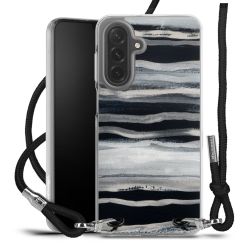 New Carry Case Transparent Stoff schwarz/silber