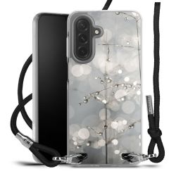 New Carry Case Transparent Stoff schwarz/silber