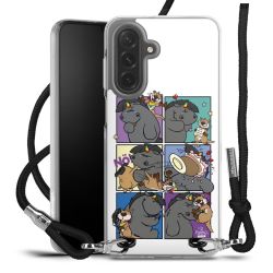 Carry Case Stoff schwarz/silber