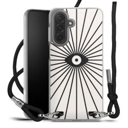 New Carry Case Transparent Stoff schwarz/silber