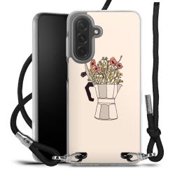 New Carry Case Transparent Stoff schwarz/silber