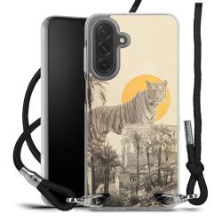 New Carry Case Transparent Stoff schwarz/silber