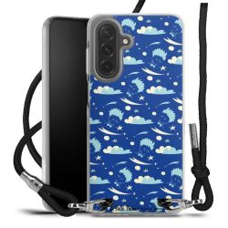 New Carry Case Transparent Stoff schwarz/silber