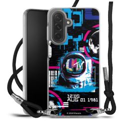 New Carry Case Transparent Stoff schwarz/silber