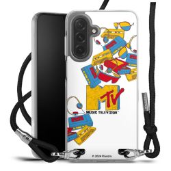 New Carry Case Transparent Stoff schwarz/silber